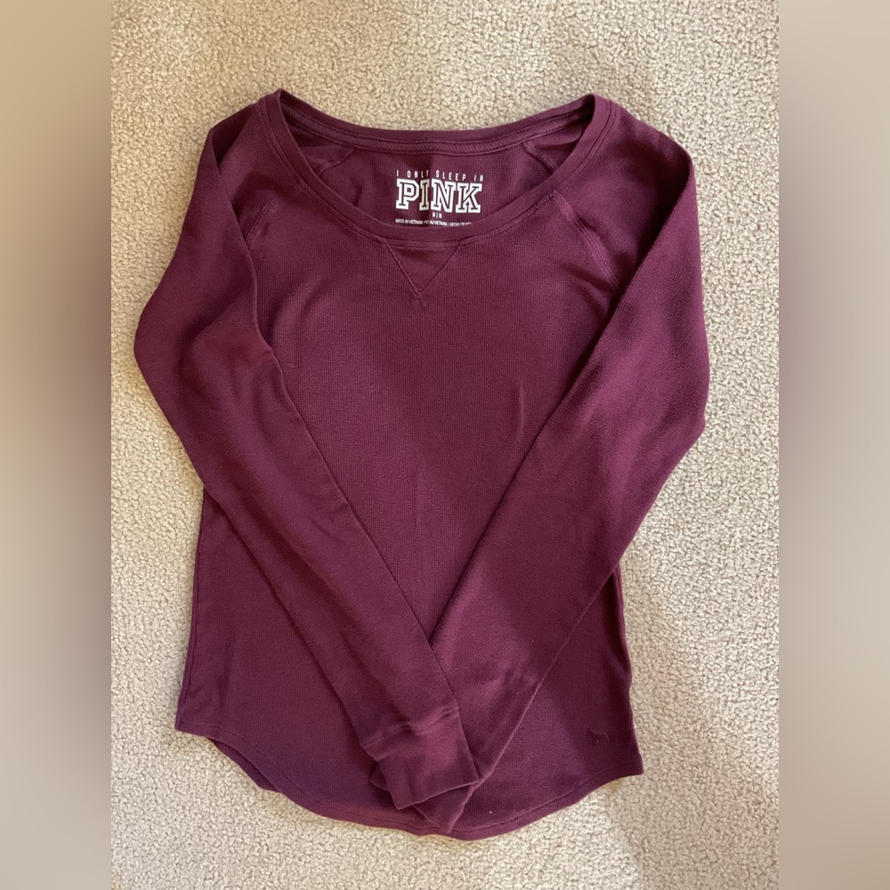 Pink sleep top. Size M
